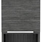 12" Gray Wood Floating Single Door Bathroom Vanity