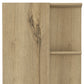 62" Oak Wood Pantry Or Storage Closet