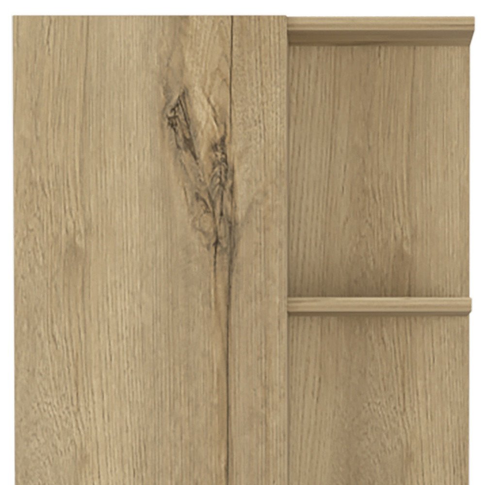 62" Oak Wood Pantry Or Storage Closet