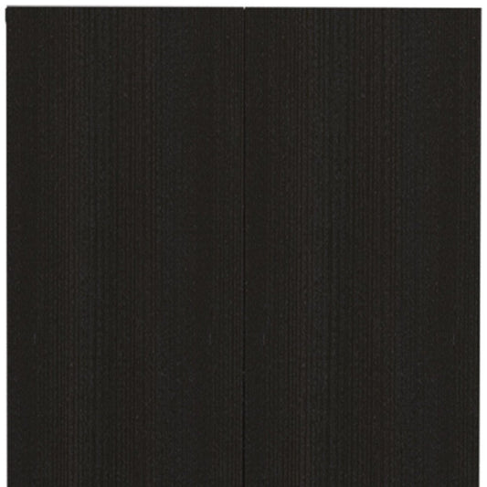 71" Black Wood Pantry Or Storage Closet