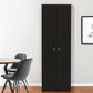 71" Black Wood Pantry Or Storage Closet