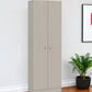 71" Light Gray Wood Pantry Or Storage Closet