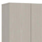 71" Light Gray Wood Pantry Or Storage Closet