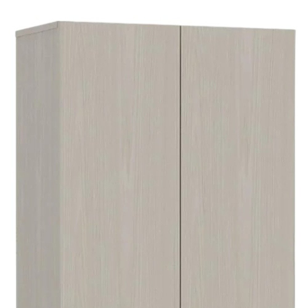 71" Light Gray Wood Pantry Or Storage Closet