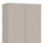 71" Light Gray Wood Pantry Or Storage Closet