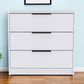 28" White Three Drawer Standard Chest