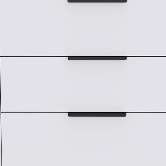 28" White Three Drawer Standard Chest