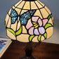 15" Dark Brown Metal Candlestick Table Lamp With Ivory Dome Shade