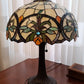 23" Dark Brown Metal Two Light Candlestick Table Lamp With White Shade