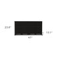 47" Black Wood Wall Mounted Accent Cabinet With Four Doors
