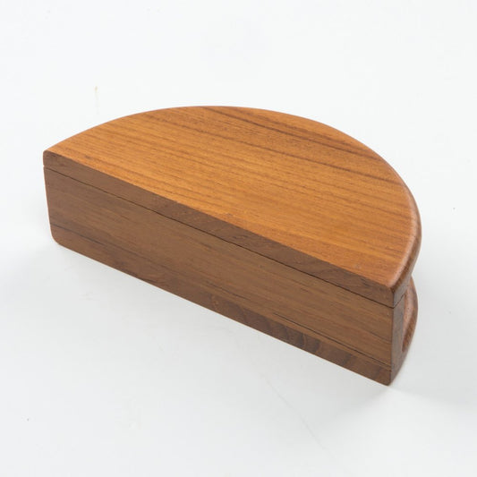 6" Brown Solid Wood Napkin Holder