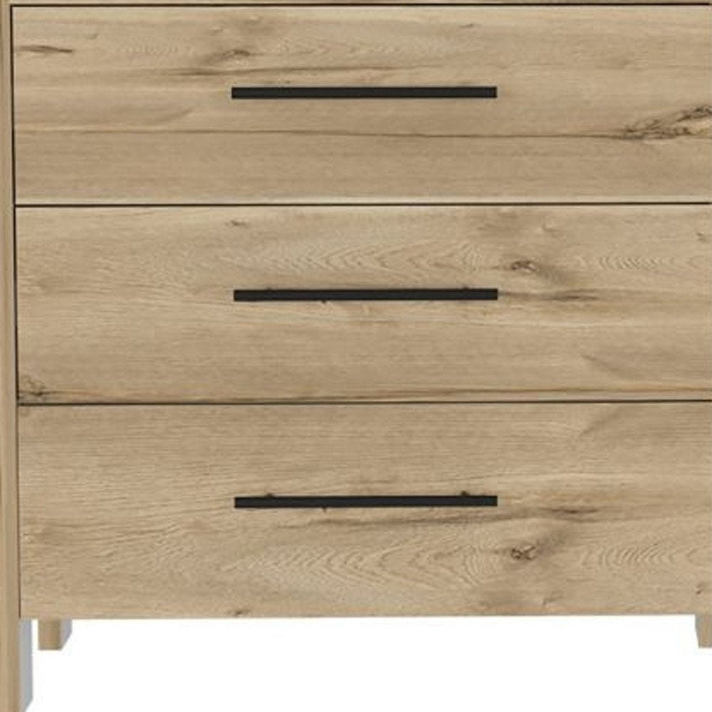 32" Light Gray Six Drawer Double Dresser