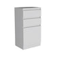 23" White Wood Two Drawer Dresser