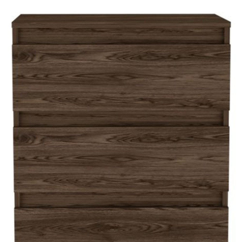 23" White Wood Two Drawer Dresser