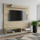 55" Light Pine Open Shelving Entertainment Center