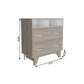 32" Black Manufactured Wood Two Drawer Dresser