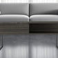 41" Gray And Onyx Metal Lift Top Coffee Table With Two Shelves