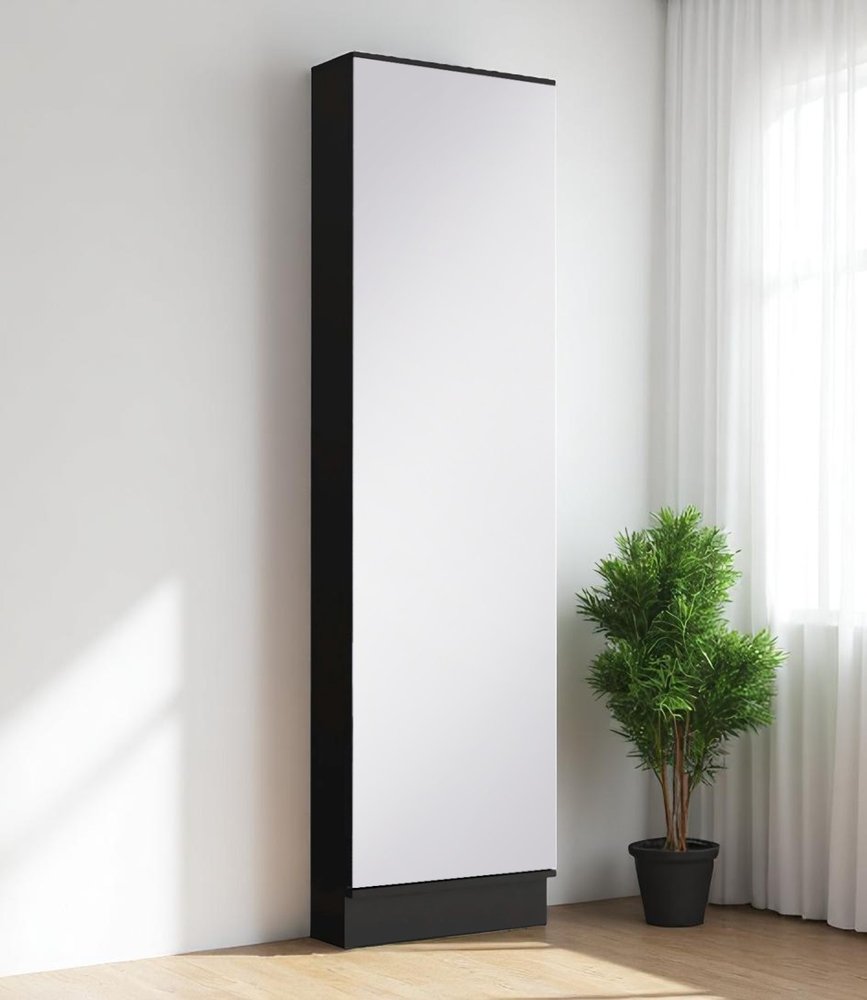 Black Ten Pair Shoe Rack