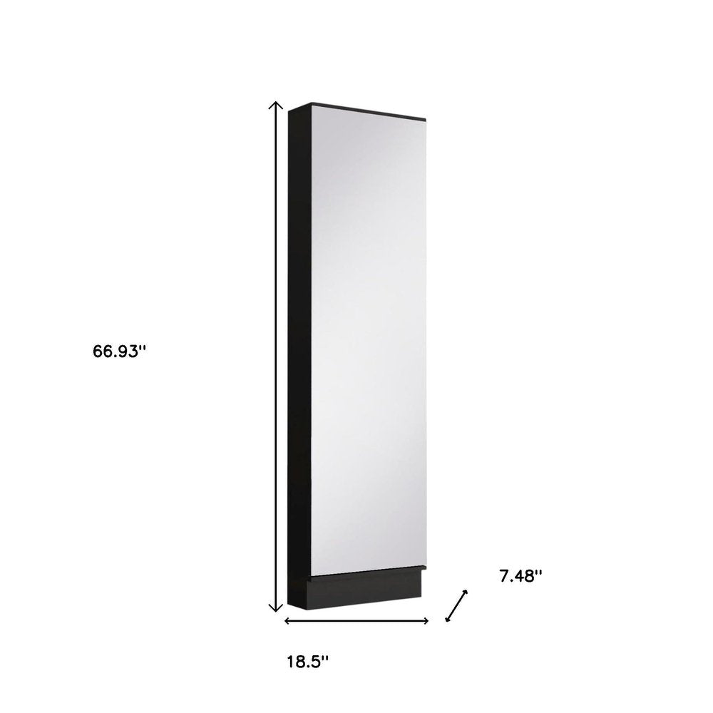 Black Ten Pair Shoe Rack