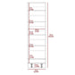 Black Ten Pair Shoe Rack