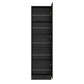 Black Ten Pair Shoe Rack