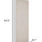 White Ten Pair Wall Mounted WoodShoe Rack