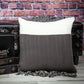 20" Gray Cotton Throw Pillow