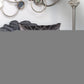 20" Gray Cotton Blend Throw Pillow