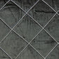 20" Gray Cotton Blend Throw Pillow