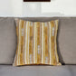 18" Beige Cotton Throw Pillow