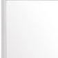 35" White Framed Dresser Mirror