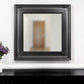 38" Gray Square Wood Framed Accent Mirror