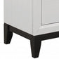 31" White Wood Five Drawer Standard Chest