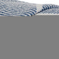Blue Woven Cotton Striped Throw Blanket