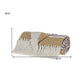 Mustard Woven Cotton Striped Throw Blanket