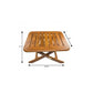18" Brown Solid Wood Rectangular End Table