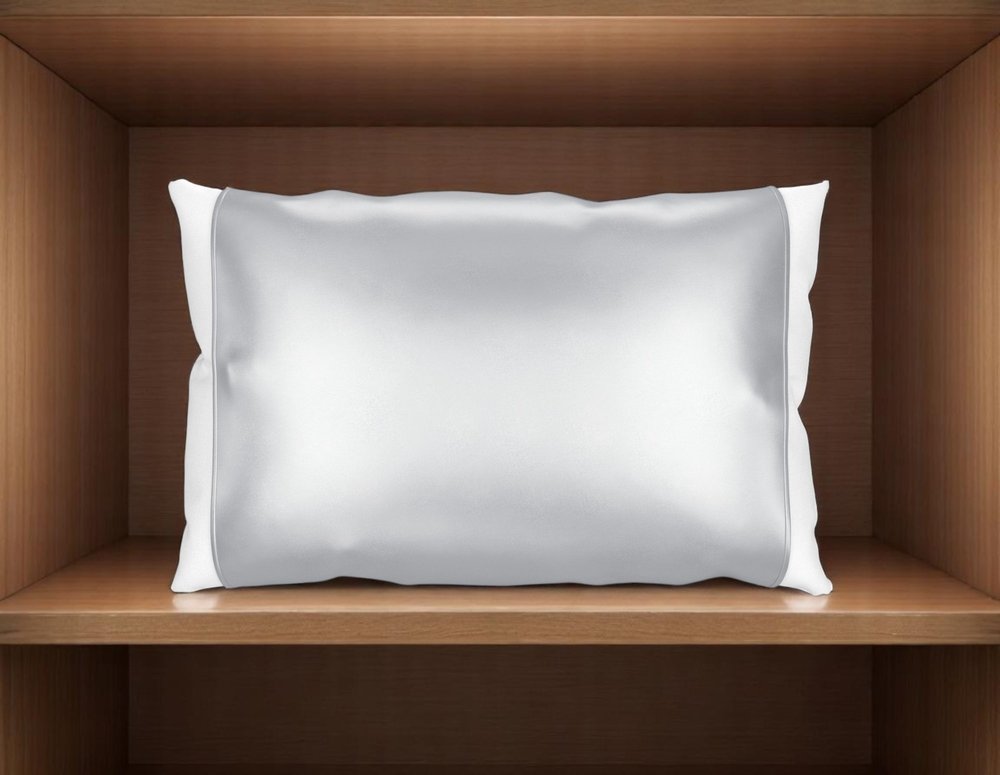 Silver Silk Open Ended Pillowcase