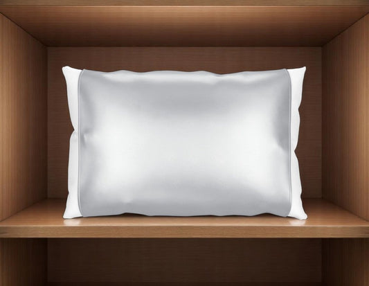 Silver Silk Open Ended Pillowcase