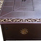 42000 BTU 35" Bronze Aluminum Propane Rectangular Fire Pit Table With Cover