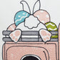 13" X 20" Pink and White Easter Egg Hunt Throw Pillow