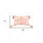 13" X 20" Coral Throw Pillow with Tassels