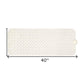 40" Beige Latex Bubbles Non Slip Shower Mat