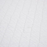White Checkered King Quilt