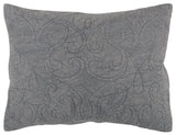 Gray Damask King Quilt