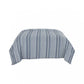 Blue And White Striped King Quilt