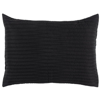 Black Geometric King Quilt