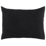 Black Geometric King Quilt