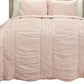Pink Geometric Queen Quilt