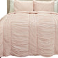 Pink Geometric Twin Quilt