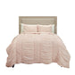 Pink Geometric Twin Quilt